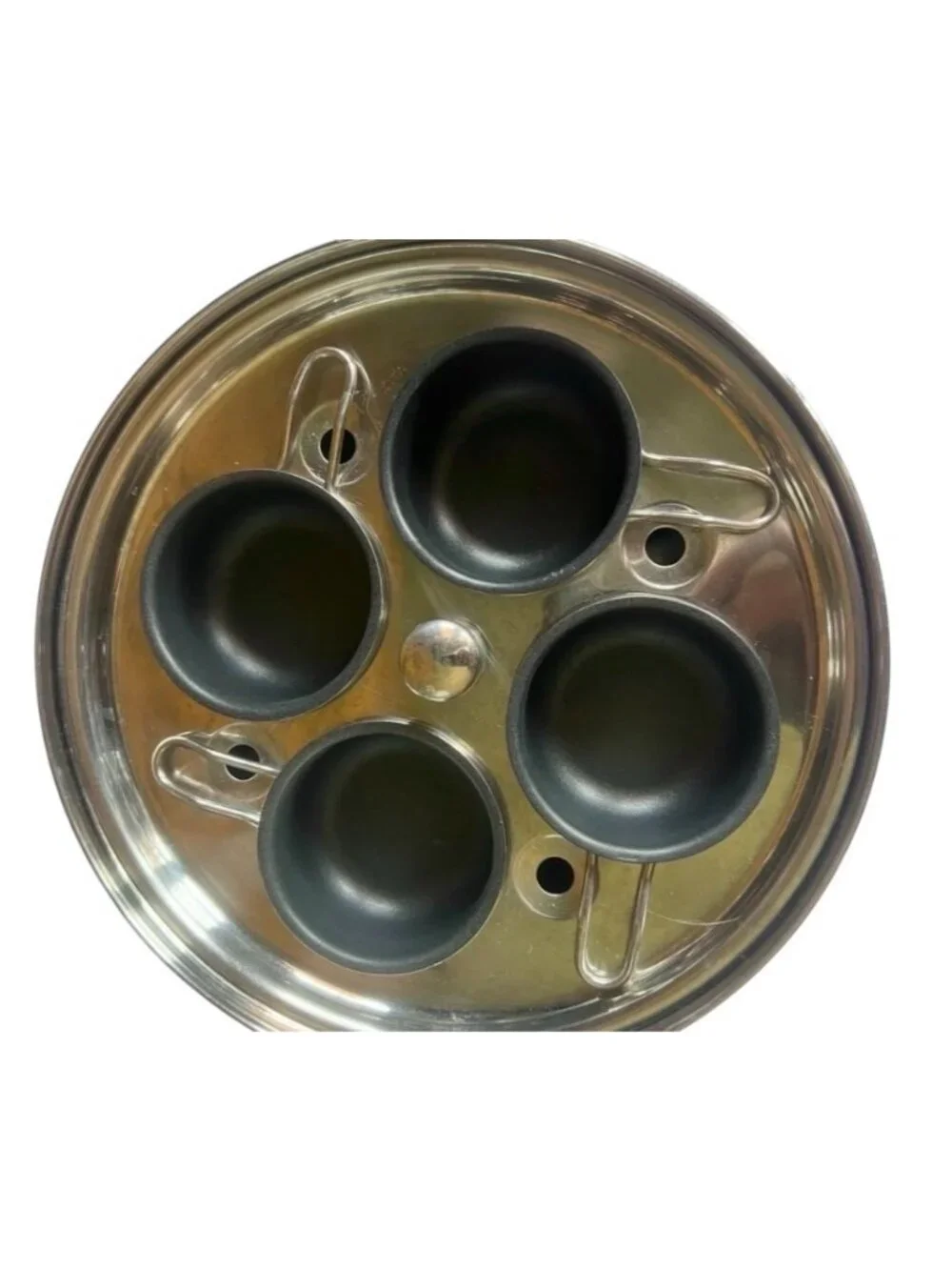 Stainless Steel Tramontina Egg Poaching Pan Set 18/10 4 Cup Egg Poacher Nonstick